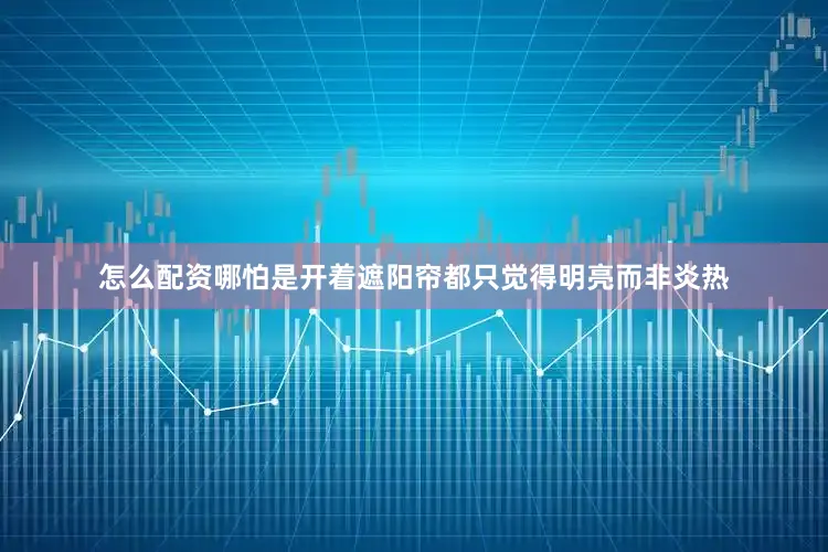 怎么配资哪怕是开着遮阳帘都只觉得明亮而非炎热