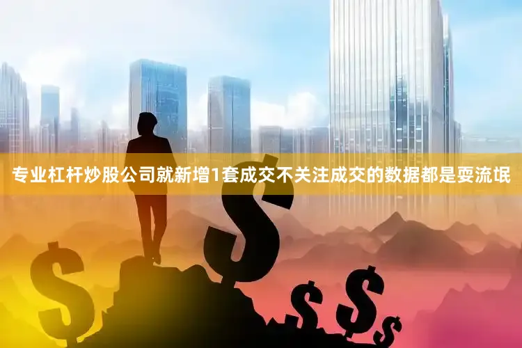 专业杠杆炒股公司就新增1套成交不关注成交的数据都是耍流氓